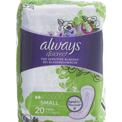 always Discreet incontinence Small 20 pcs