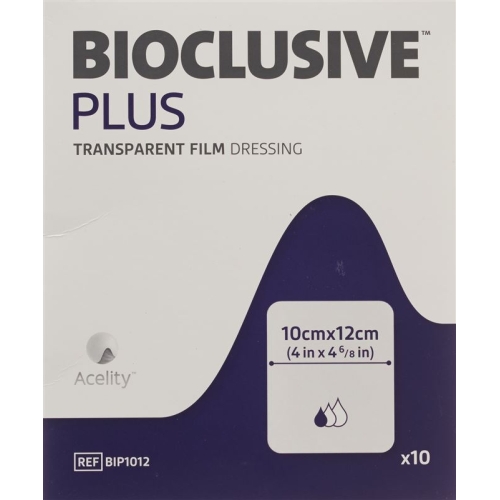 Bioclusive Plus film dressing 10x12cm sterile 10 pcs