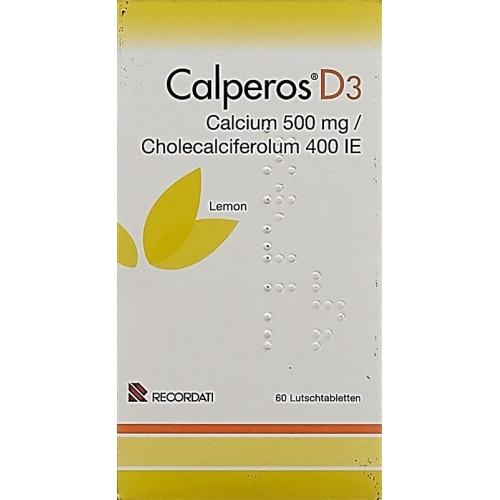 Calperos D3 Lutschtabl lemon Ds 60 pcs