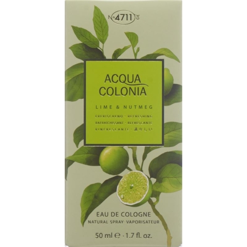 4711 Acqua Colonia Lime & Nutmeg cologne spray 50 ml