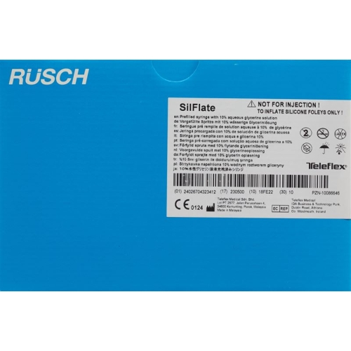 Rüsch Silflate Vorgef Spri 10% Waess Glycer 10 Stück buy online