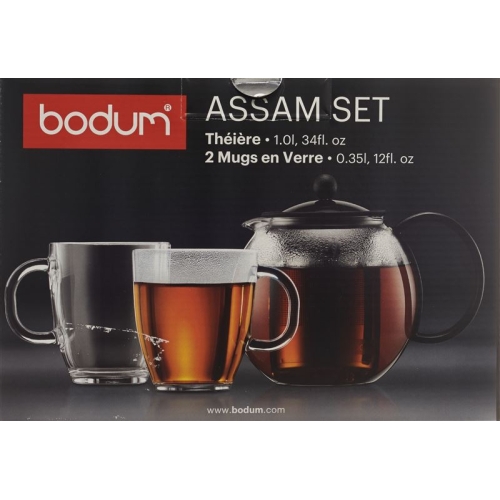 Bodum set tea maker 1L stainless steel filter 2 cups buy online