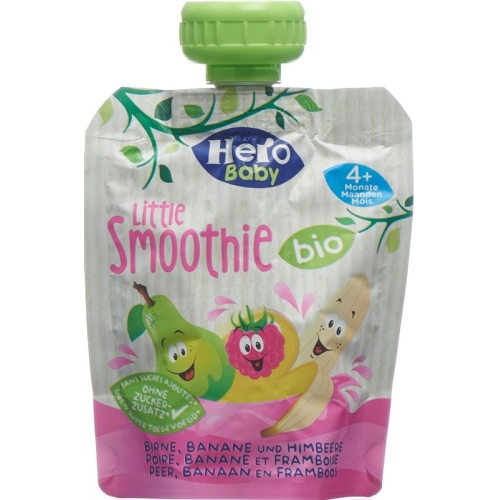 Hero Baby Organic Smoothie Pear Banana Raspberry Btl 90 g