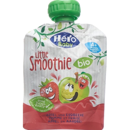 Hero Baby Organic Smoothie apple strawberry Btl 90 g