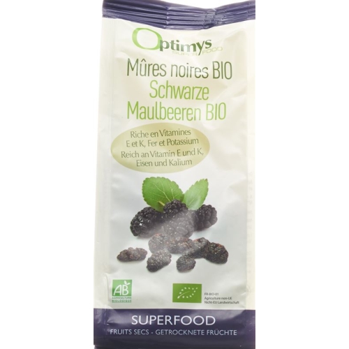 Optimys black mulberries Bio 180 g