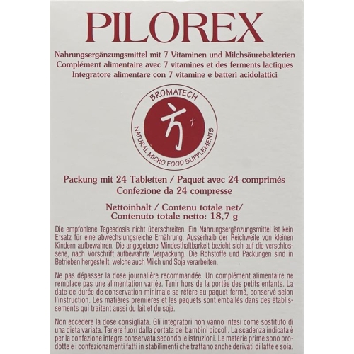 PILOREX Bromatech Tabs Blist 24 pcs