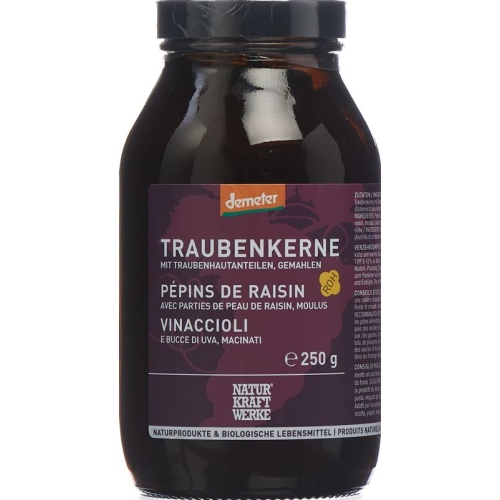 Naturkraftwerke Traubenkerne Gemahlen Demet 250g buy online