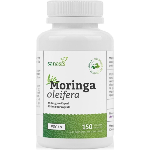 Sanasis Moringa Kaps Bio Ds 150 pcs