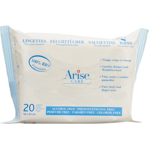 Arise Swiss Baby Care Wipes Body & Face 72 pcs