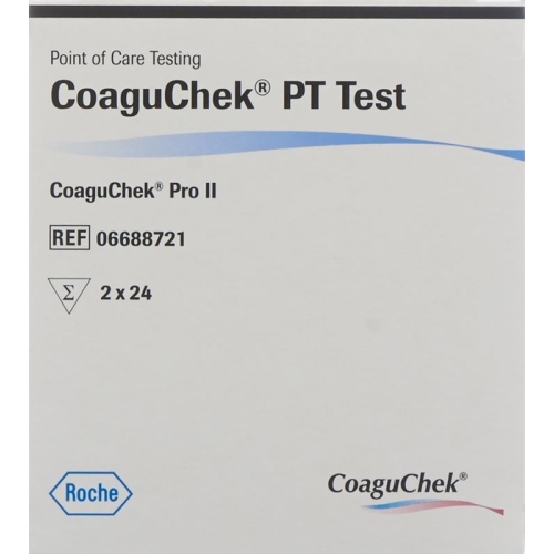 CoaguChek PT Test German / Italian / Dutch / French 2 x 24 pcs