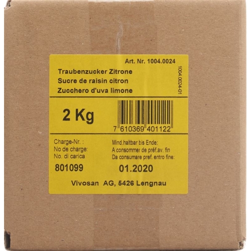 Vitalp Traubenzucker Zitrone 2kg buy online