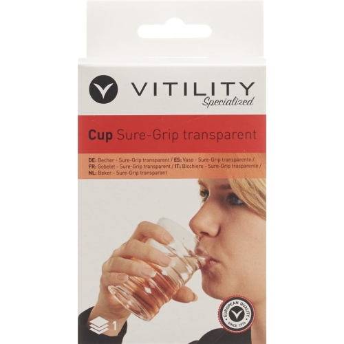 Vitility Mug Sure-Grip 200ml Transparent buy online