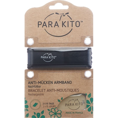 Para'Kito Wristband Mosquito Repellent Black buy online