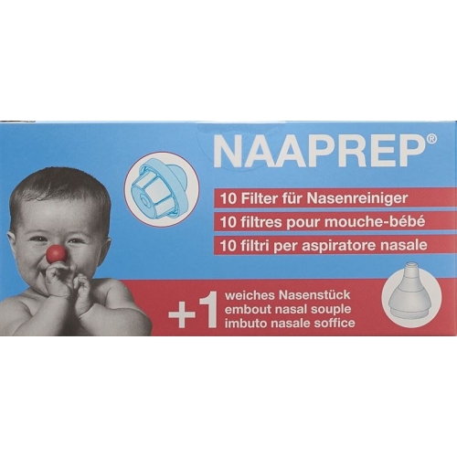 Naaprep Filter nose cleaner 10 pieces + 1 nose piece buy online