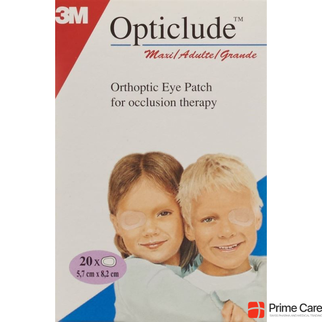 3M Opticlude Maxi Eye Bandage 8x5.7cm 20 x