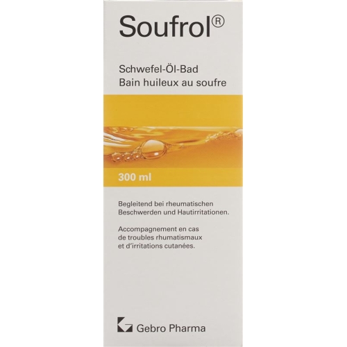 Soufrol sulphur-oil-bath bottle 300ml buy online