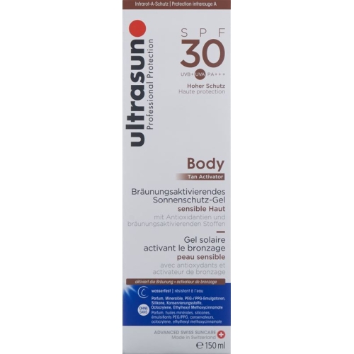 Ultrasun Body Tan Activator SPF 30 150ml buy online