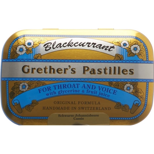 Grether’s Pastilles Blackcurrant Dose 110g buy online