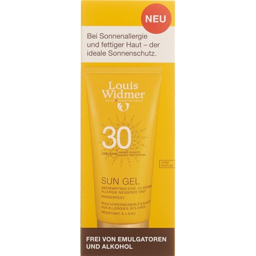 Louis Widmer Sun Gel 30 Unscented 100ml buy online