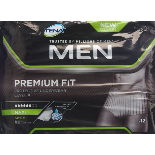 Tena Men Premium Fit Underwear Level 4 M 12 Stück buy online