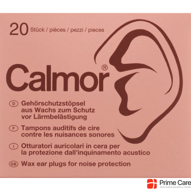 CALMOR Ear protection balls wax 20 pcs.
