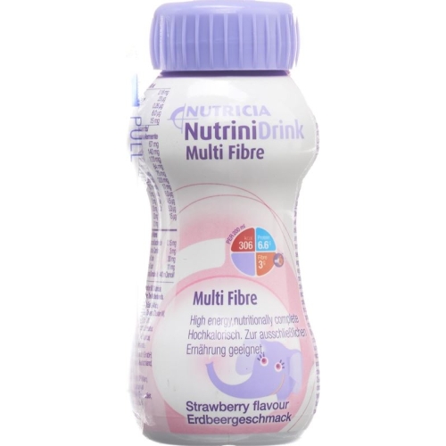 Nutrini Drink Multi Fibre Erdbeer 200ml buy online