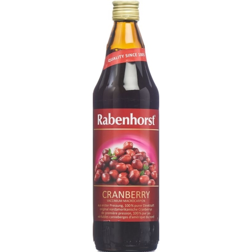 Rabenhorst Cranberry Muttersaft Flasche 750ml buy online