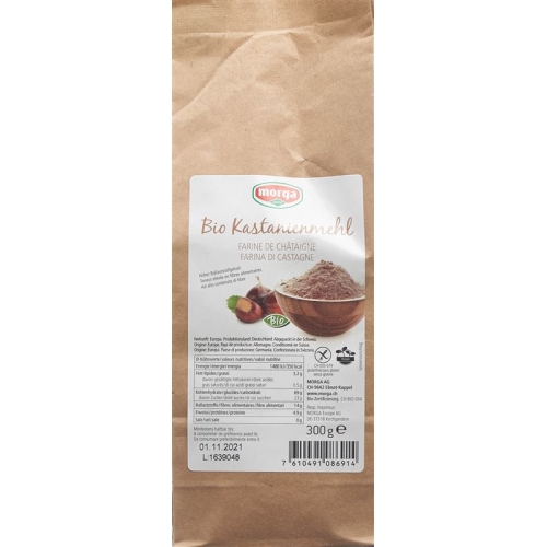 Morga Kastanienmehl Bio Glutenfrei 300g buy online