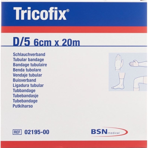 Tricofix tubular bandage size 5-6cm/20m buy online