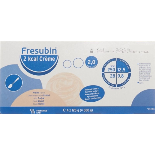 Fresubin 2 Kcal Creme Nuss/praline 4x 125g buy online