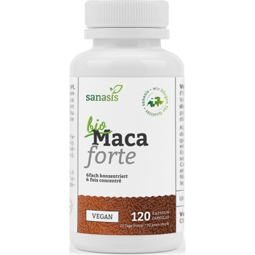 Sanasis Bio Maca Forte Kapseln 120 Stück buy online