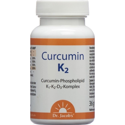 Dr. Jacob's Curcumin K2 Kapseln Dose 60 Stück buy online