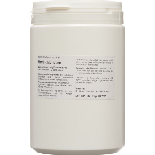 NaCl Welti Tabletten 1g 1000 Stück buy online