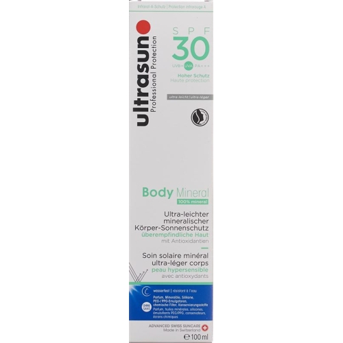 Ultrasun Body Mineral SPF 30 Tube 100ml buy online