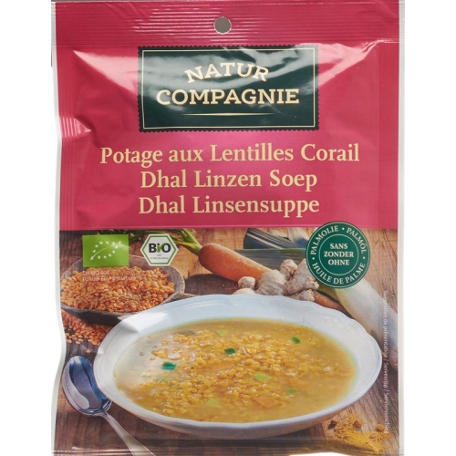 Natur Compagnie Dhal Linsen-Suppe Bio Beutel 60g buy online