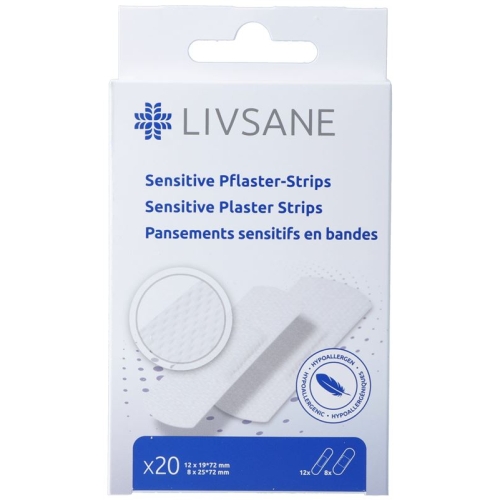 Livsane Sensitive Pflaster-Strips 20 Stück buy online