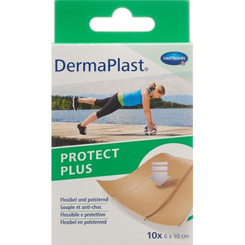 Dermaplast Protect Plus 6x10cm 10 Pieces buy online