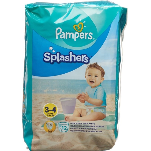 Pampers Splashers Grösse 3-4 Tragepack 12 Stück buy online