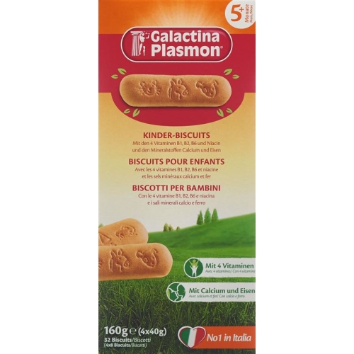 Galactina Plasmon Kinder-Biscuits 4x 40g buy online