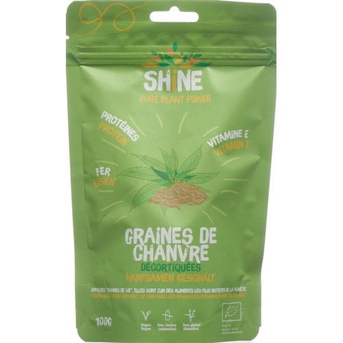 Shine Hanfsamen Geschält Bio Beutel 100g buy online