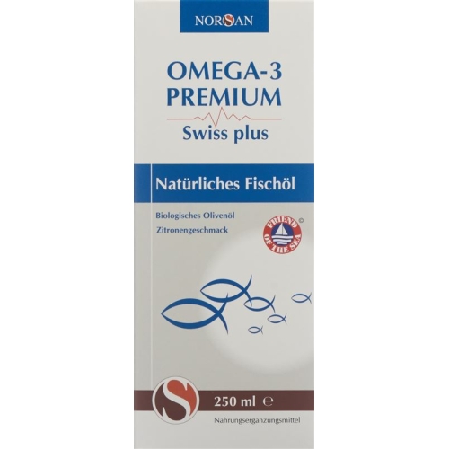 Norsan Omega-3 Premium Swiss Plus Öl Flasche 250ml buy online