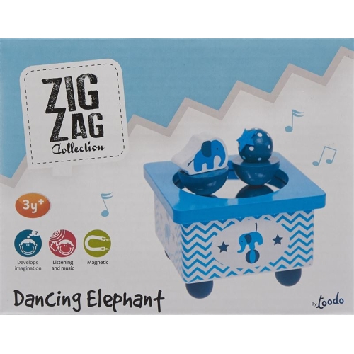 Idis Zig Zag Musical Box Elephant buy online