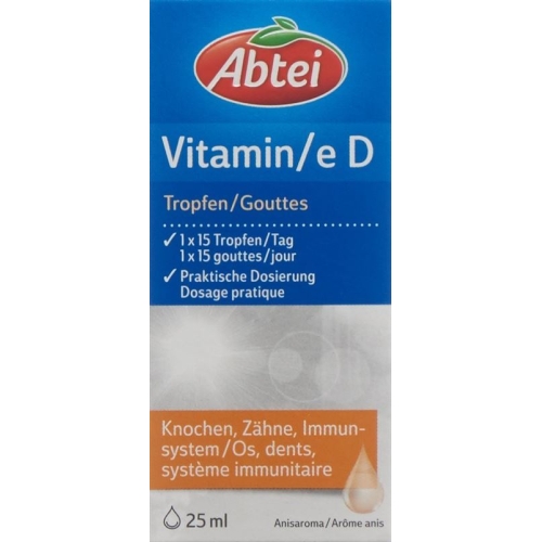 Abtei Vitamin D Tropfen Flasche 25ml buy online