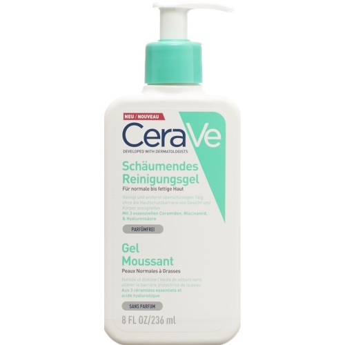 Cerave Foaming cleaning gel dispenser 236ml buy online