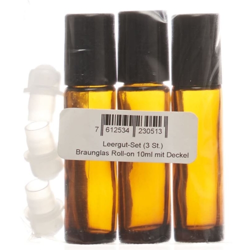 Farfalla Leergut Set Braungl Roll-On 10ml M Deckel buy online