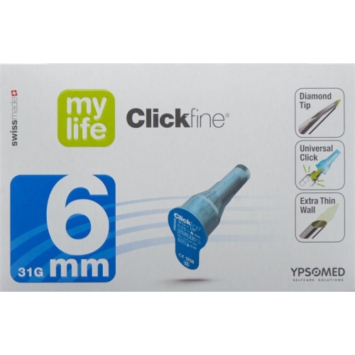 Mylife Clickfine Pen Nadeln 6mm 31g (neu) 100 Stück buy online