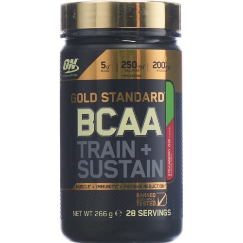 Optimum Bcaa Gold Std.t&s Strawberry&kiwi 266g buy online