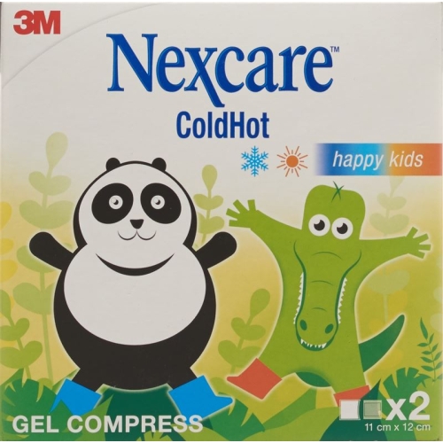 3M Nexcare Coldhot 12x11cm Happy Kids 2 Pieces buy online