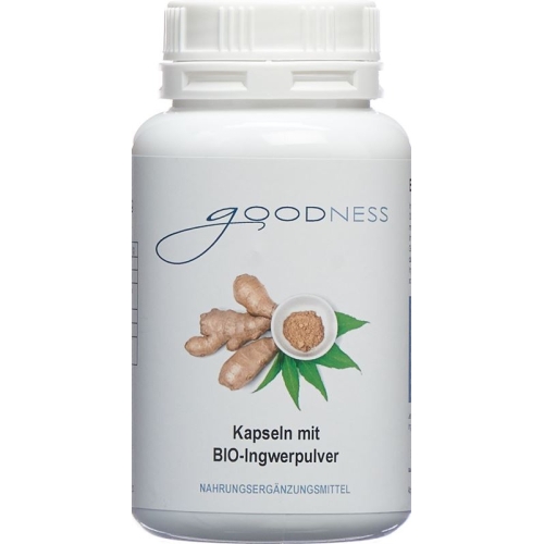 Goodness Bio-Ingwerpulver Kapseln 400mg Dose 90 Stück buy online