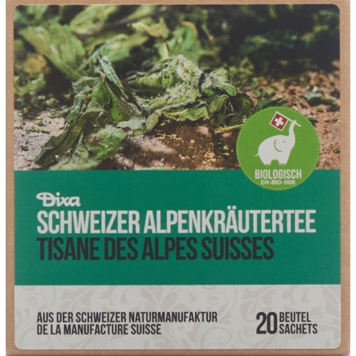 Dixa Schweiz Alpenkräutertee Bio Py Beutel Box 20 Stück buy online